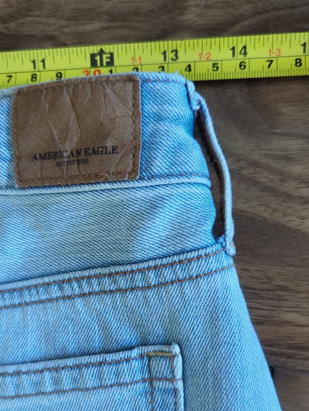 American Eagle Outfitters Light Blue Denim Mini Skirt - Picture 5 of 6